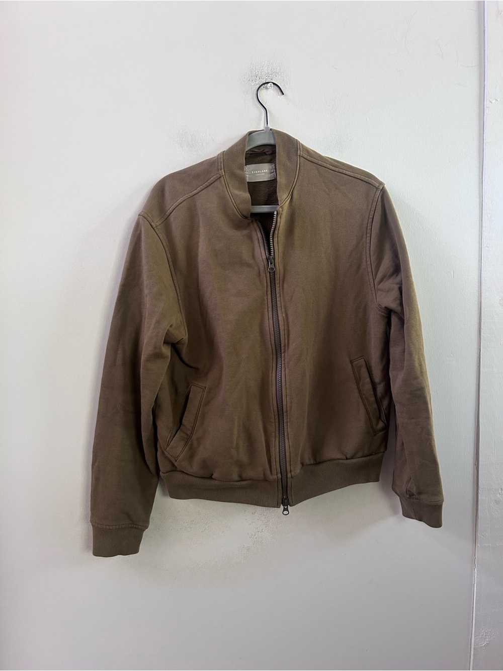 Everlane green bomber jacket small
